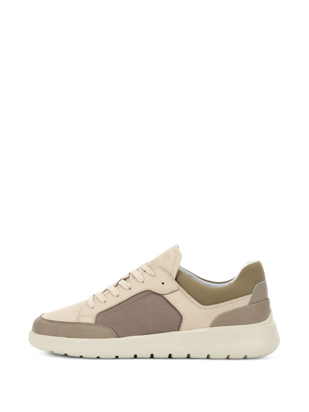 Boggi Milano Nimbus leather lace-up sneakers Brown