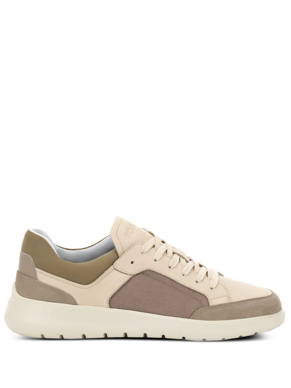 Boggi Milano Nimbus leather lace-up sneakers Brown