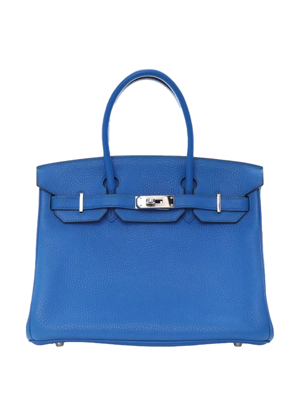 Hermès Pre-Owned 2016 トゴ バーキン ルトゥルネ 30 ハンドバッグ - ブルー Hermès Pre-Owned 2016 トゴ バーキン ルトゥルネ 30 ハンドバッグ - ブルー