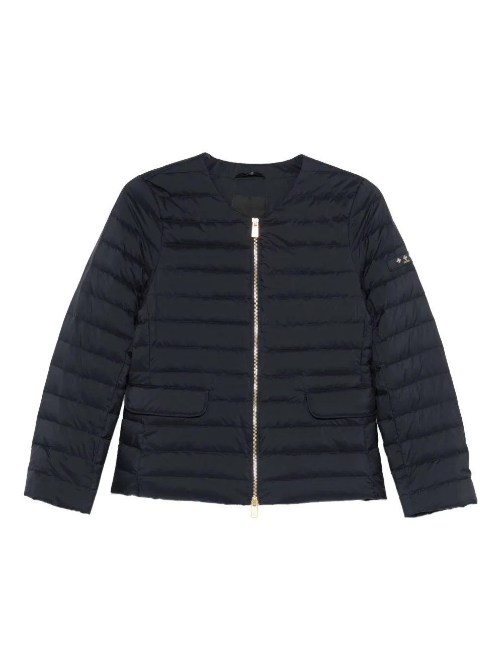 Tatras Quilted Logo-patch Jacket In Black