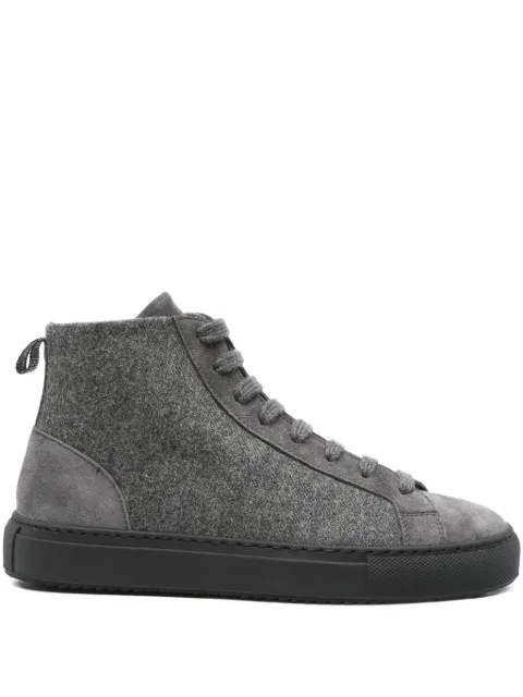 Doucal's suede lace-up sneakers