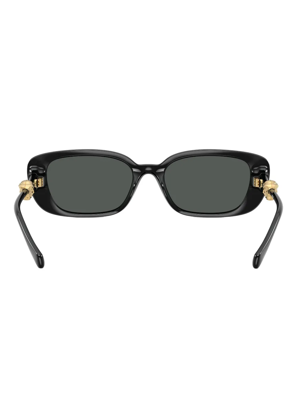 Versace Eyewear Zonnebril met vierkant montuur Zwart