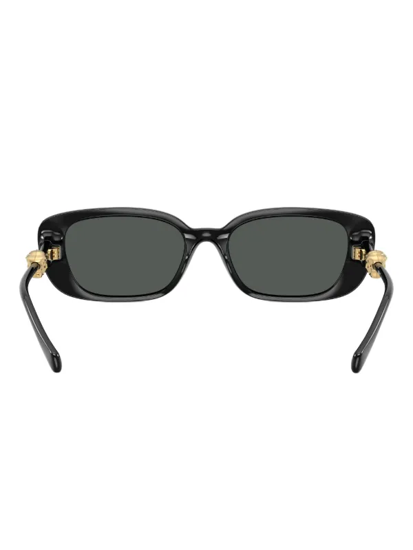 Versace Eyewear Óculos De Sol Quadrado Medusa | Preto | FARFETCH BR