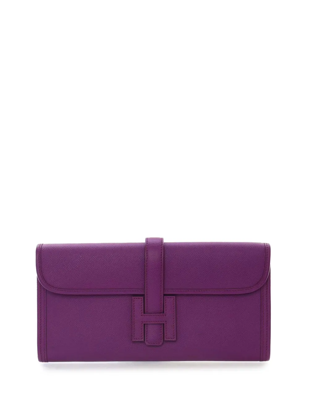 Hermès Pre-Owned 2013 エプソン ジジェ エラン 29 クラッチバッグ - パープル Hermès Pre-Owned 2013 エプソン ジジェ エラン 29 クラッチバッグ - パープル