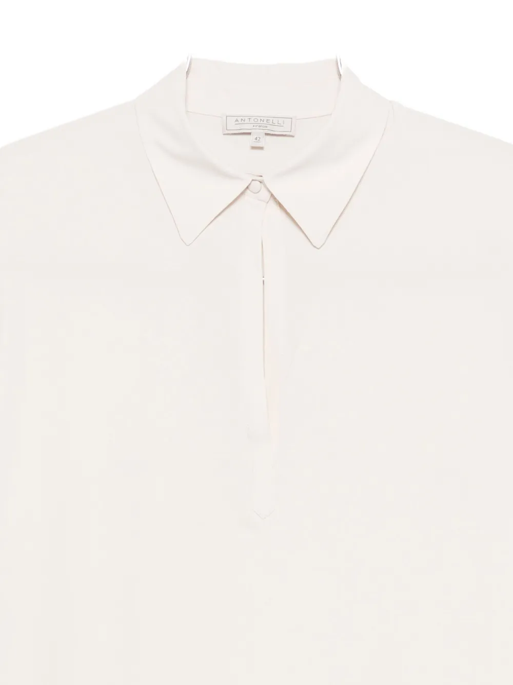 Antonelli Long-sleeved Polo Shirt In White