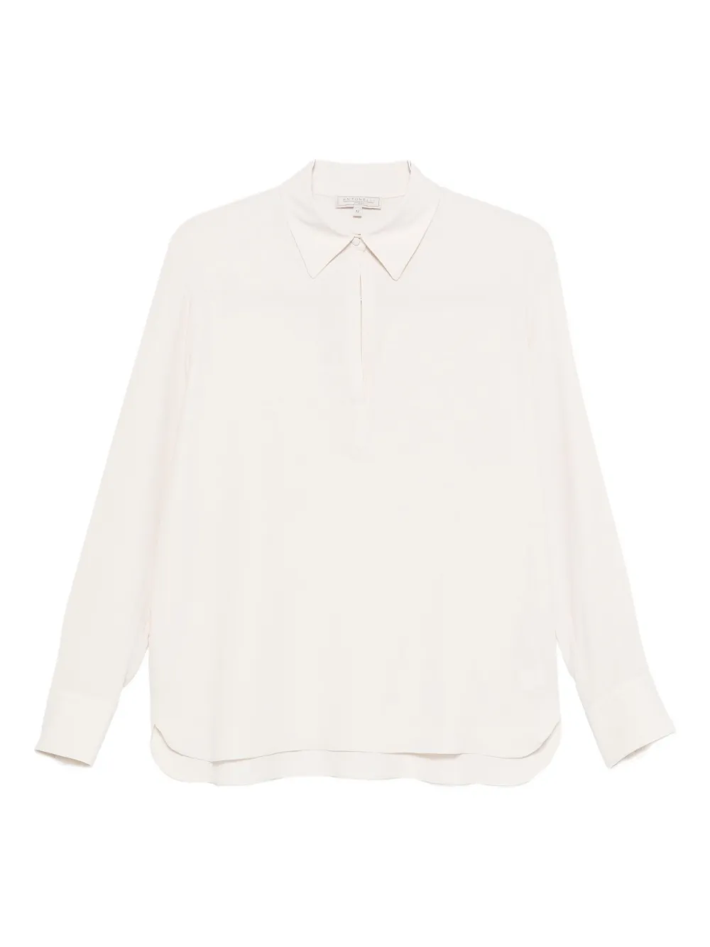 Antonelli long-sleeve polo top | White | Image 1