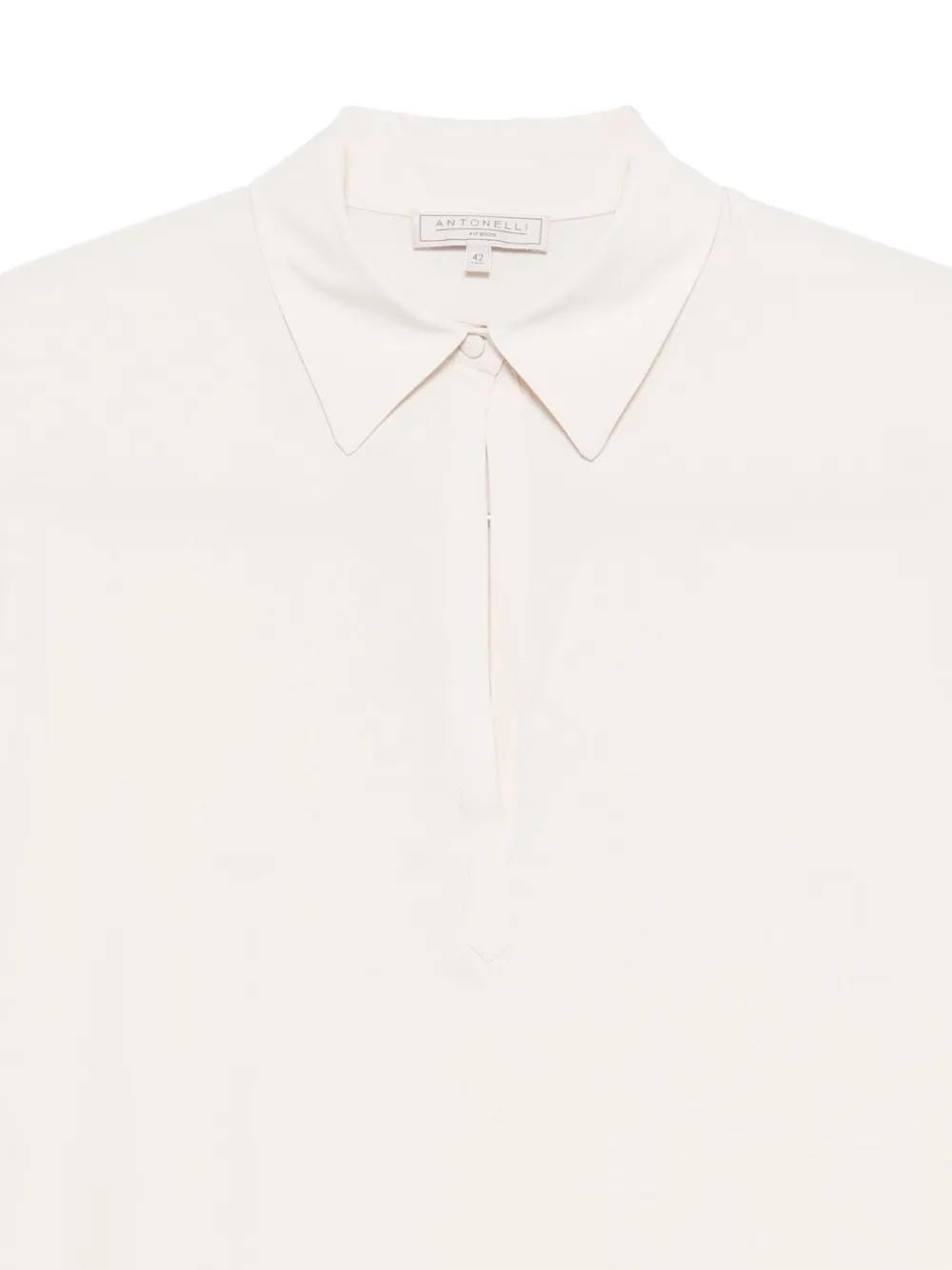 Antonelli Polotop met lange mouwen Wit