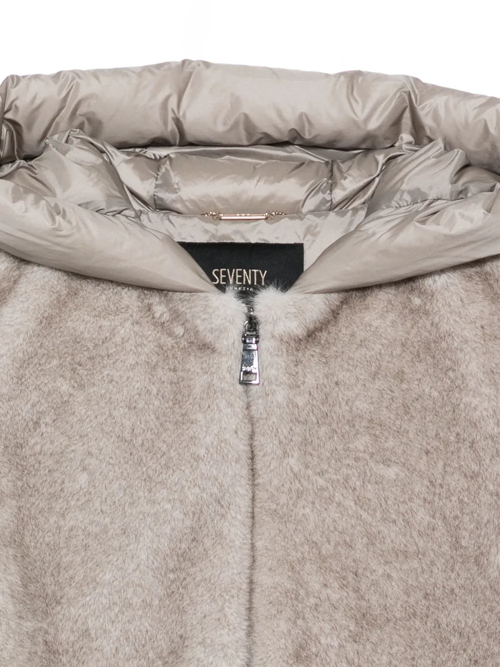 Seventy Gilet van imitatiebont Grijs