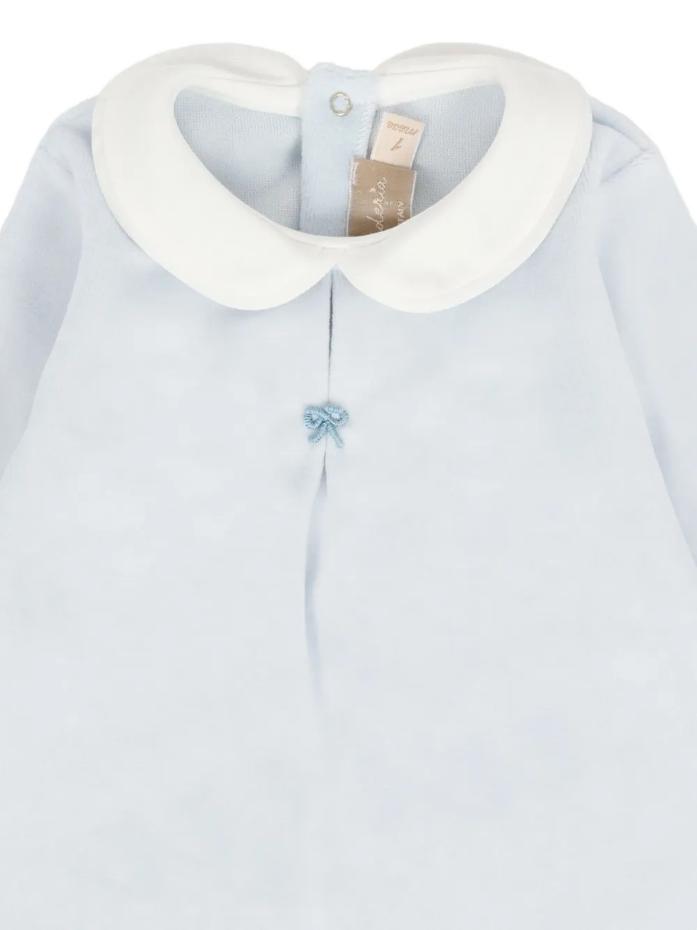 La Stupenderia peter-pan collar romper Blauw