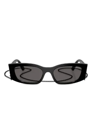 Vogue Eyewear rectangle-frame Sunglasses | Black | FARFETCH display picture 2