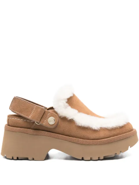 UGG 60mm Esmee fur-trim pumps