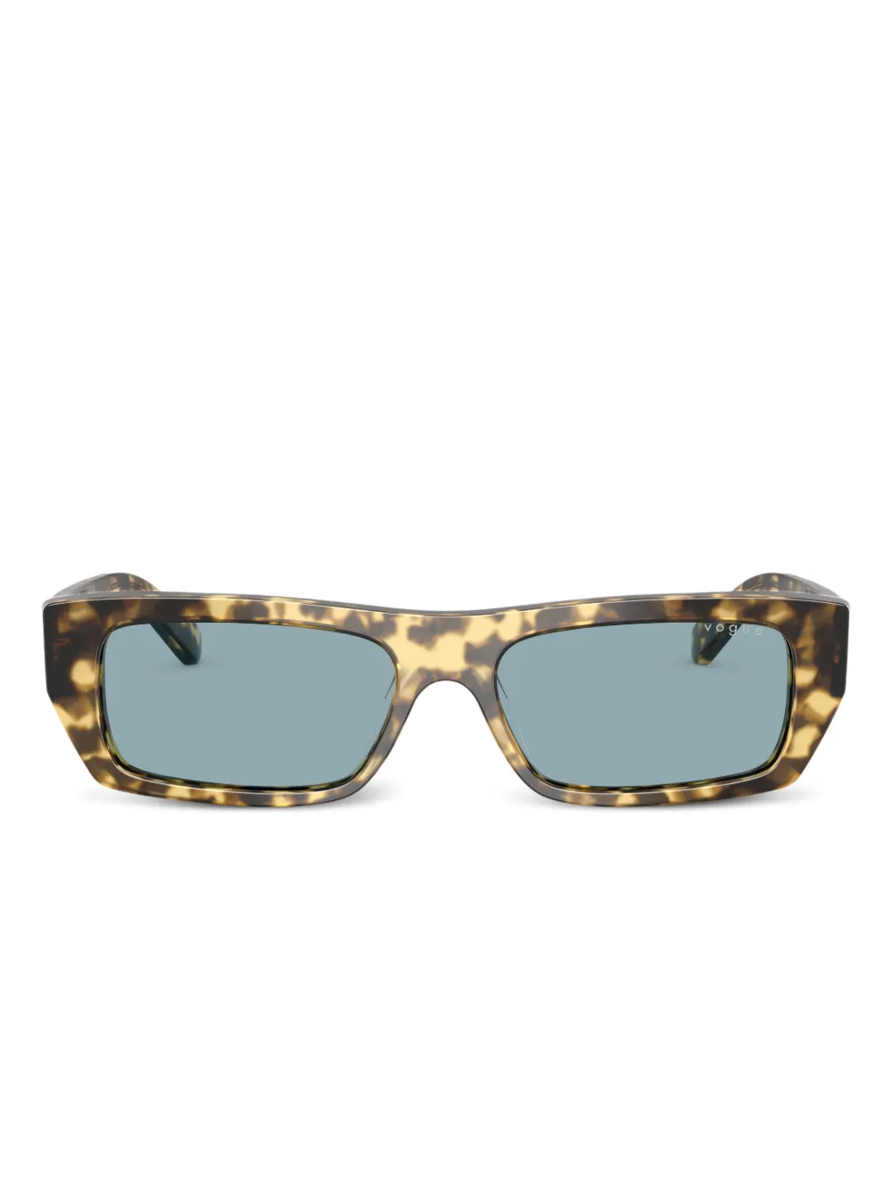 Vogue Eyewear tortoiseshell rectangle sunglasses | Brown | Image 1
