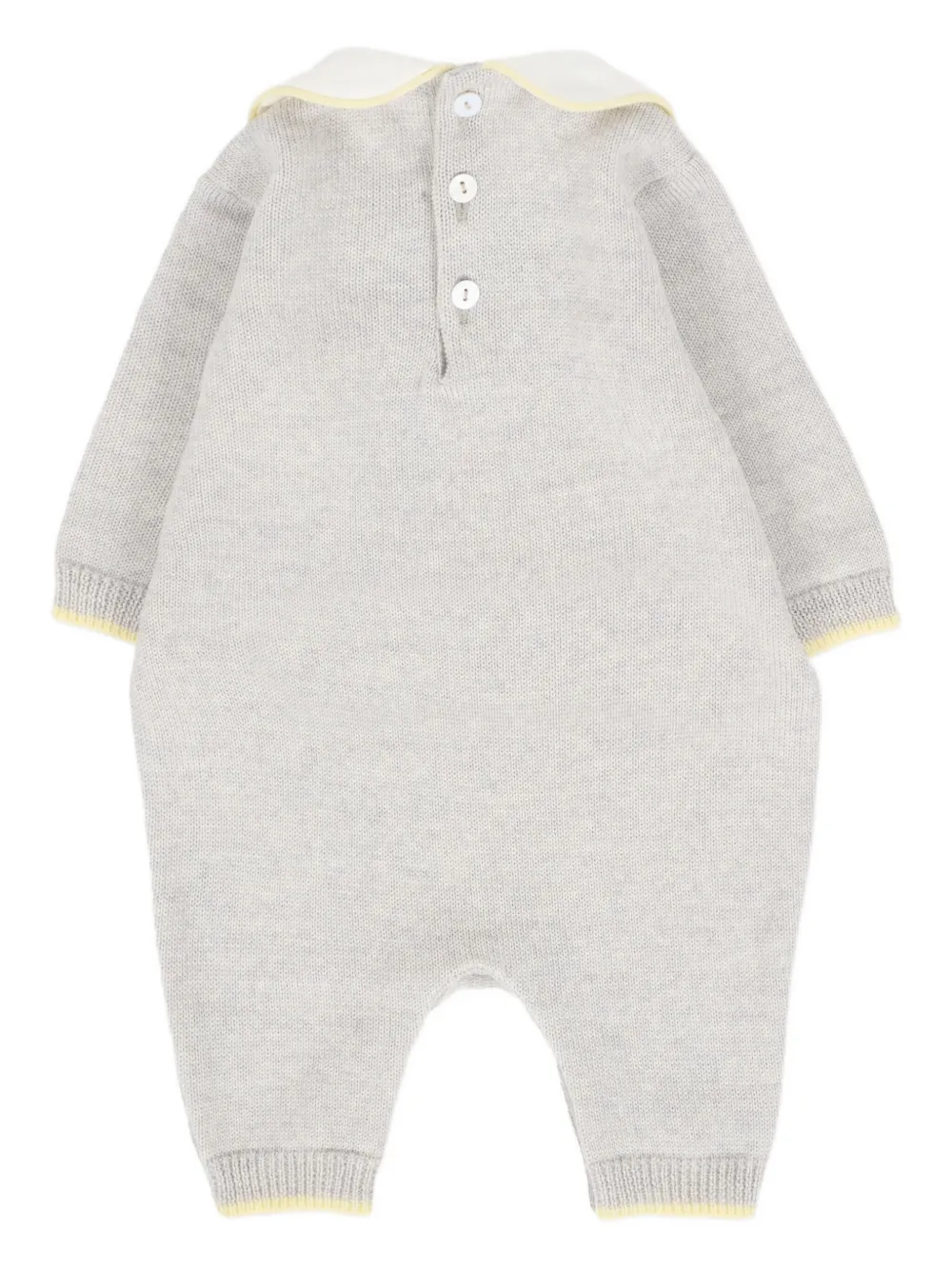 Little Bear Wollen jumpsuit met Peter Pan-effect - Grijs