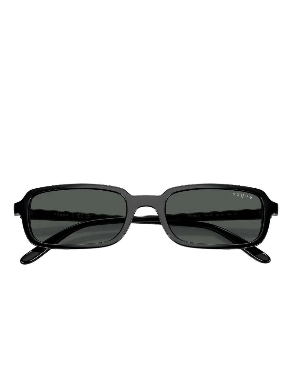 Vogue Eyewear Rectangle-frame Sunglasses In Black