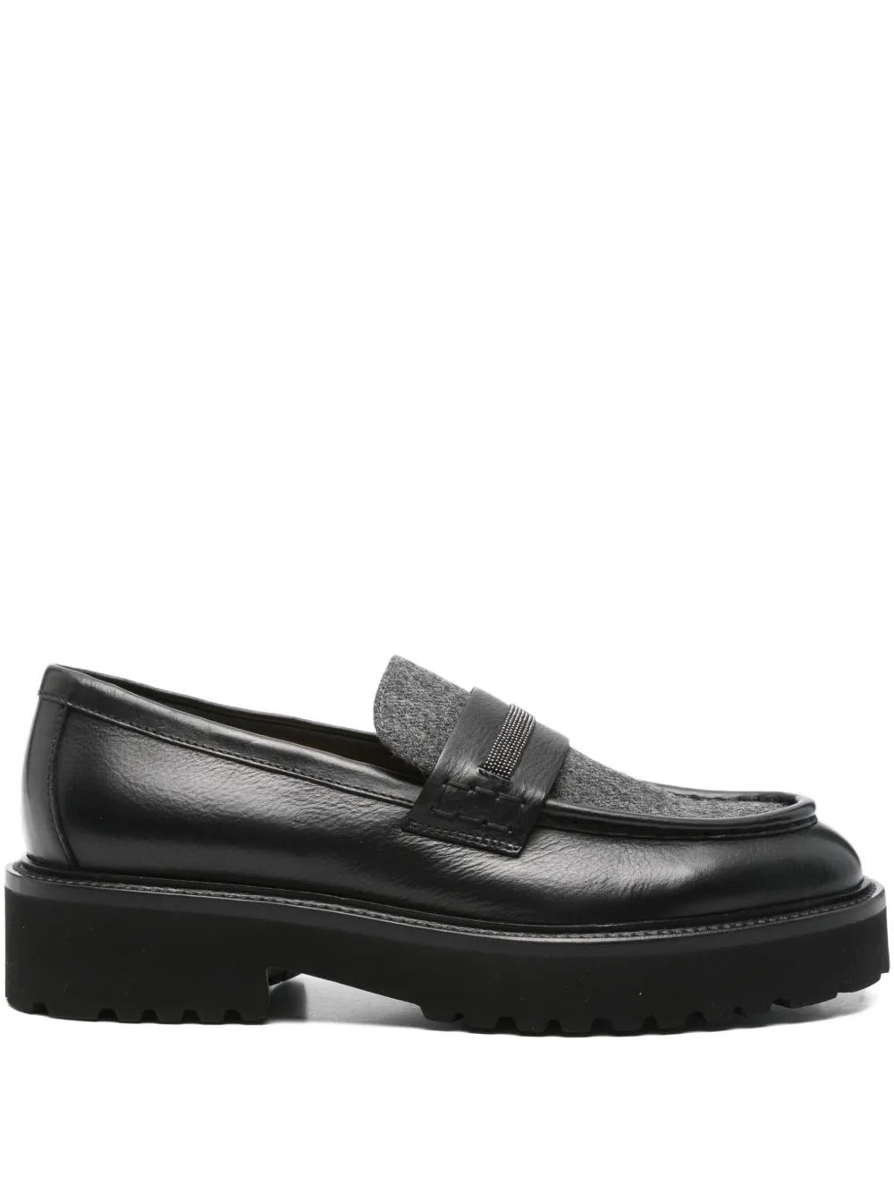 Doucal's Bermeo Penny-slot Loafers In Multi