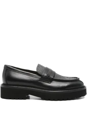 Sacai Wingtip Loafers | Black | FARFETCH