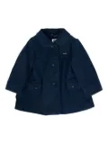Mayoral peter pan collar button coat - Blue