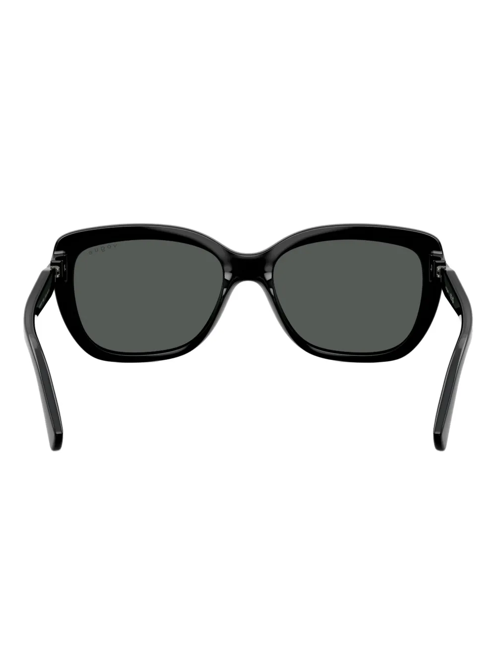 Vogue Eyewear Verfraaide zonnebril met vierkant montuur Zwart