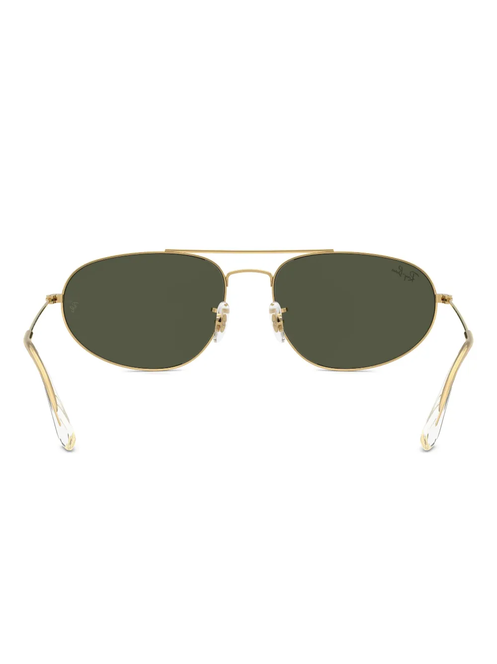 Ray Ban Explorer Iv Oval-frame Sunglasses In Green