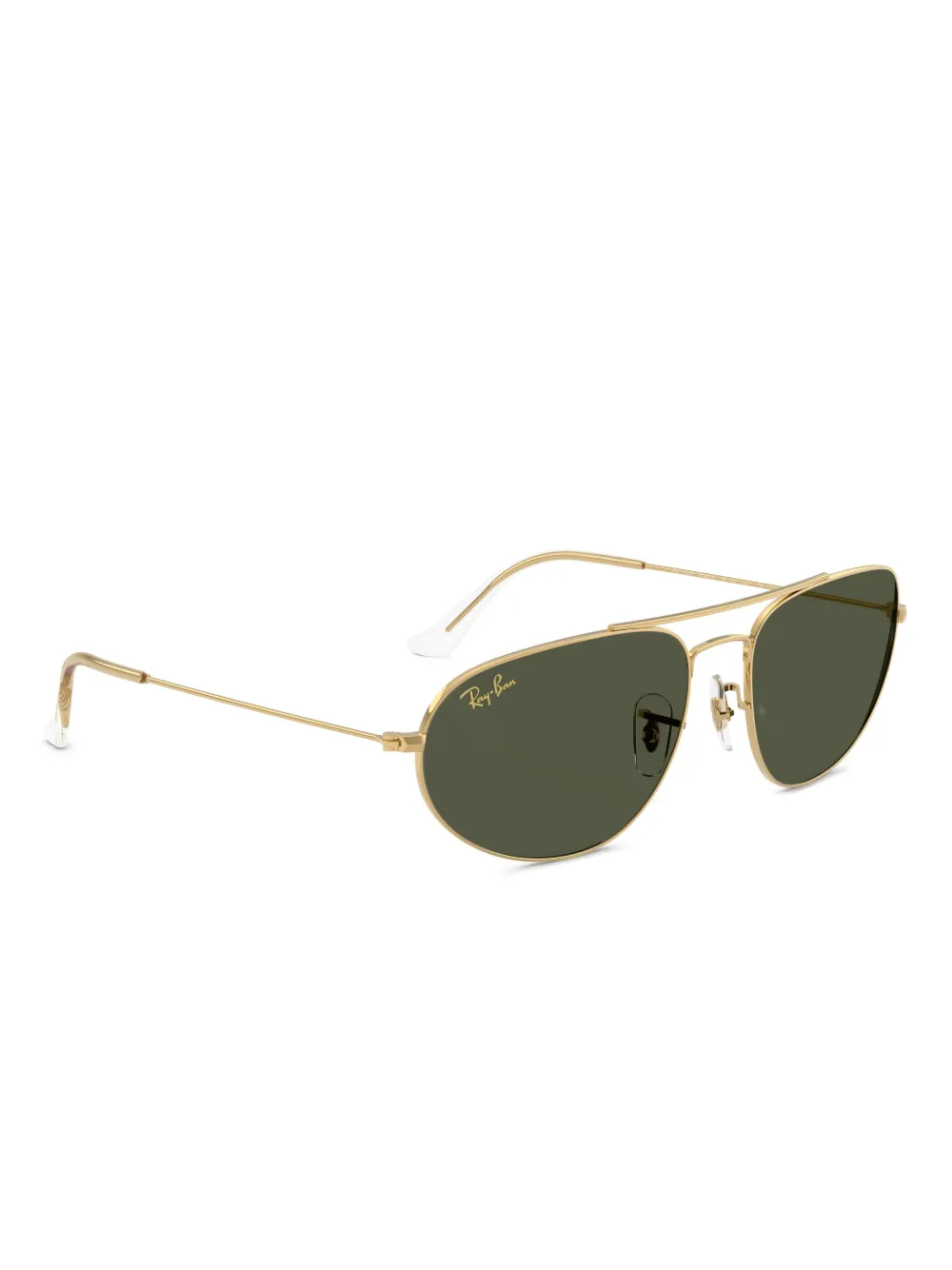 Ray Ban Explorer Iv Oval-frame Sunglasses In Green