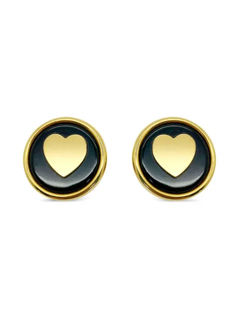 Jennifer Gibson Jewellery 1980s Moschino heart earrings