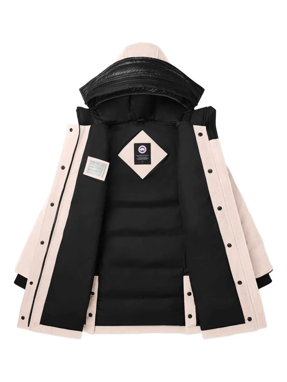 Canada Goose Kids padded hooded coat Roze