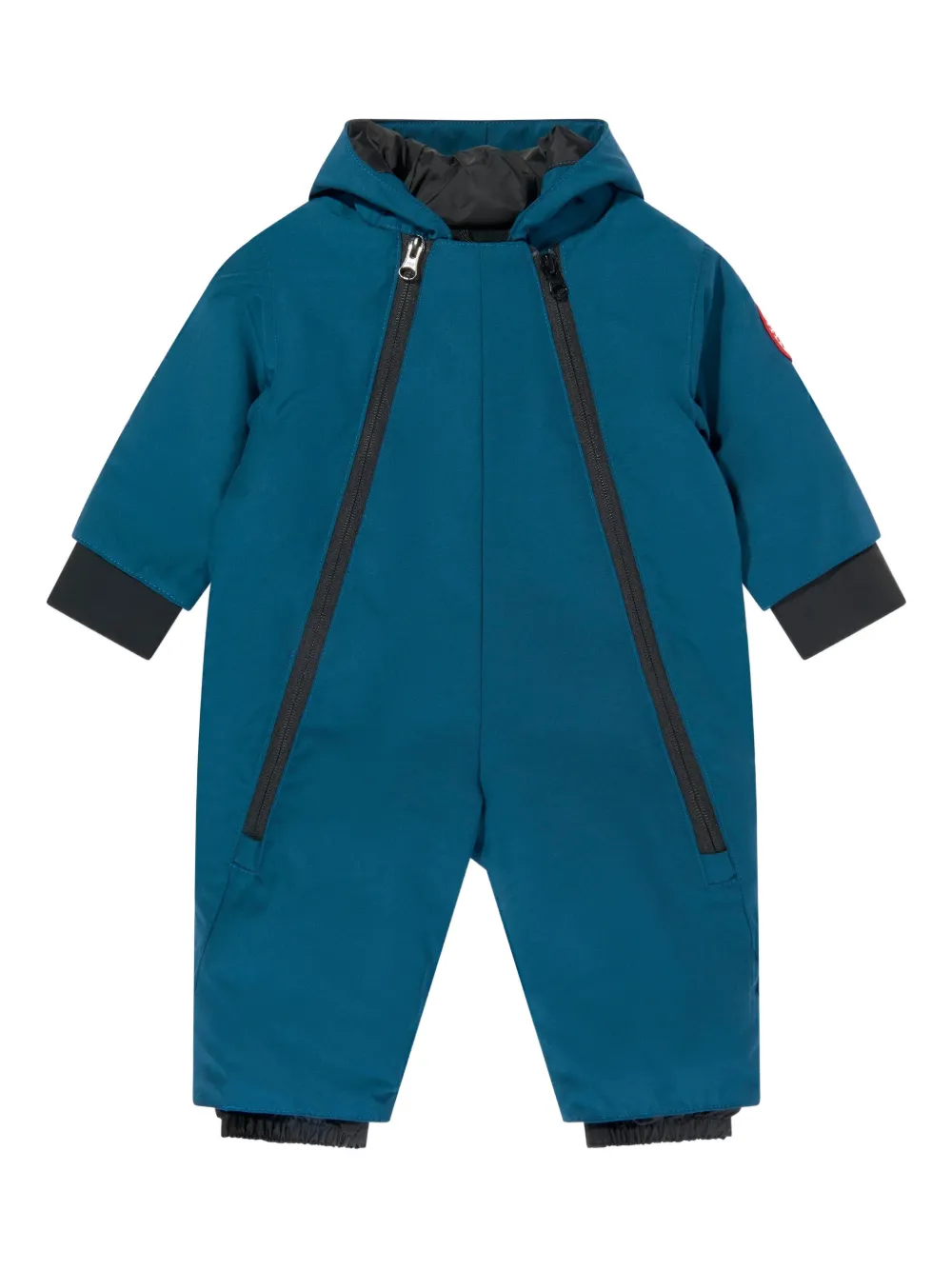 Canada Goose Kids zip hooded snowsuit - Blu