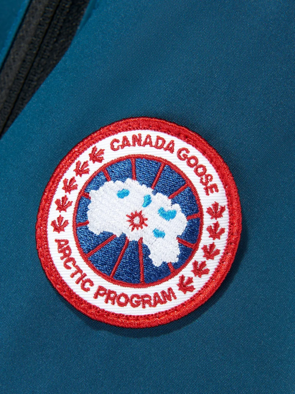 Canada Goose Kids Sneeuwpak met capuchon en rits Blauw