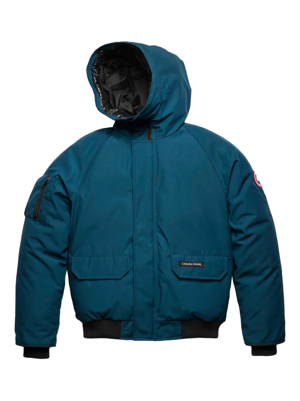 Canada Goose Kids hooded zip-up jacket - ブルー Canada Goose Kids hooded zip-up jacket - ブルー