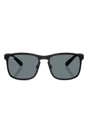Ray-Ban スクエアフレーム サングラス | ブラック | FARFETCH JP