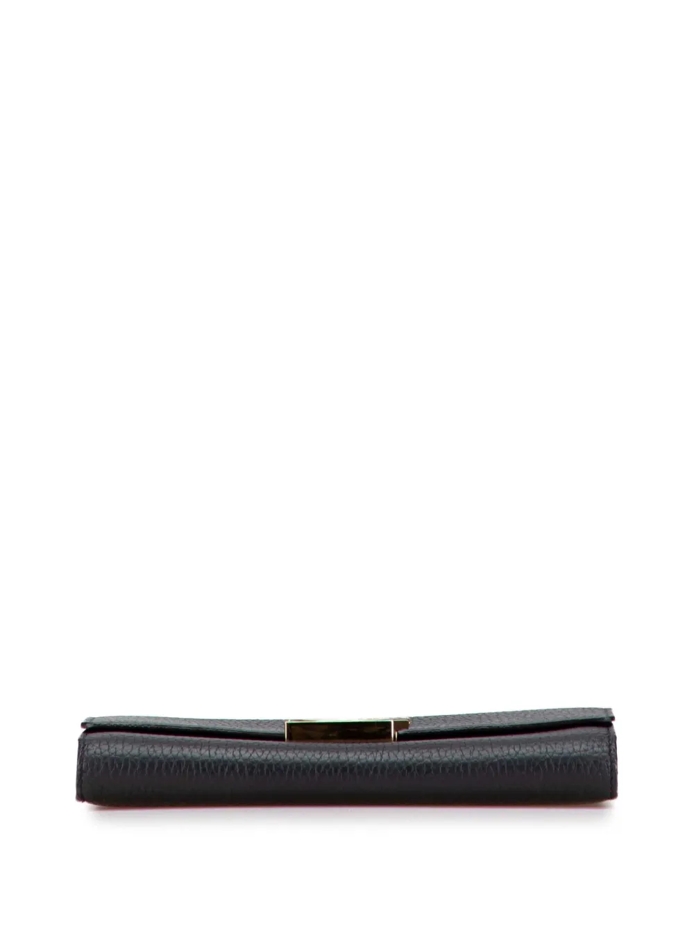 Pre-owned Louis Vuitton 2021-2025 Taurillon Capucines Wallet Long Wallets In Black