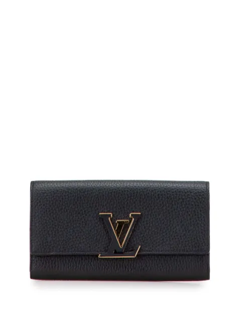 Louis Vuitton Pre-Owned 2021-2025 Taurillon Capucines Wallet long wallets