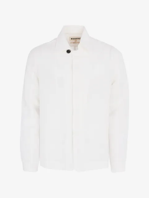 Marané concealed-fastening shirt jacket
