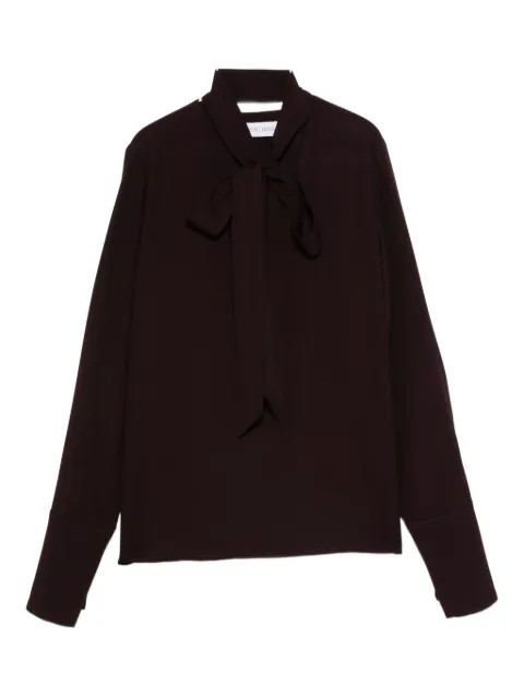Raquel Diniz neck-tie long-sleeve blouse