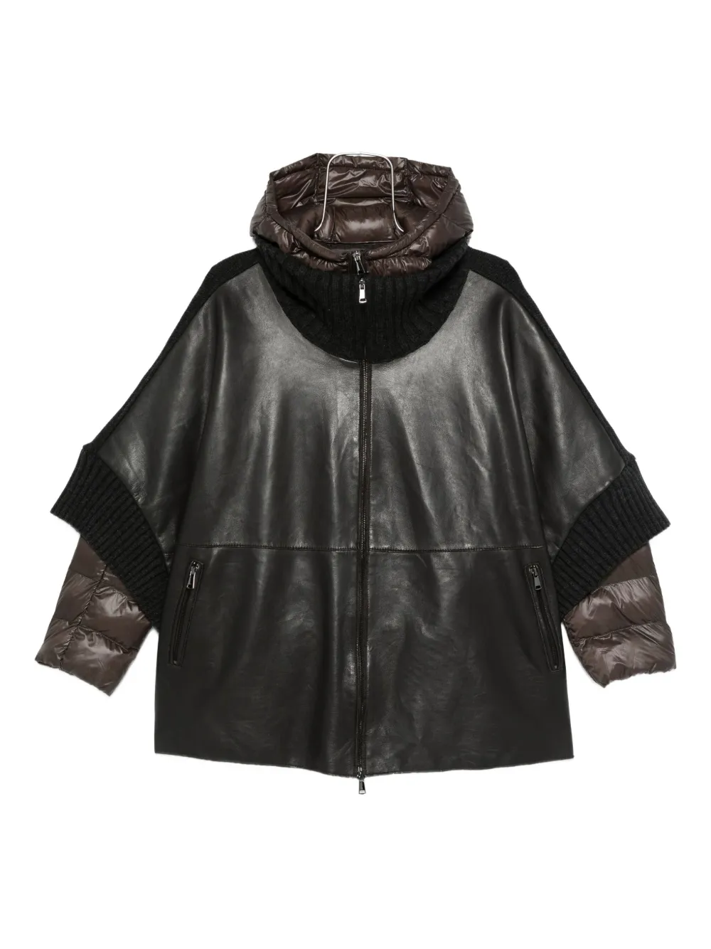 The Jackie Leathers Leather Jacket In Black
