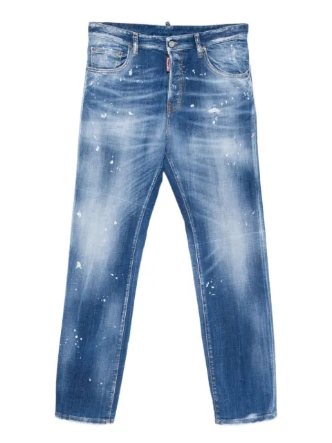 DSQUARED2 jeans con motivo de salpicaduras de pintura