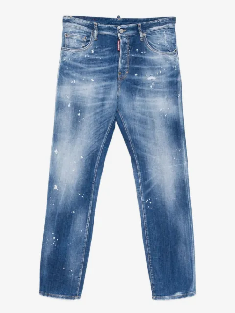 DSQUARED2 jeans con motivo de salpicaduras de pintura