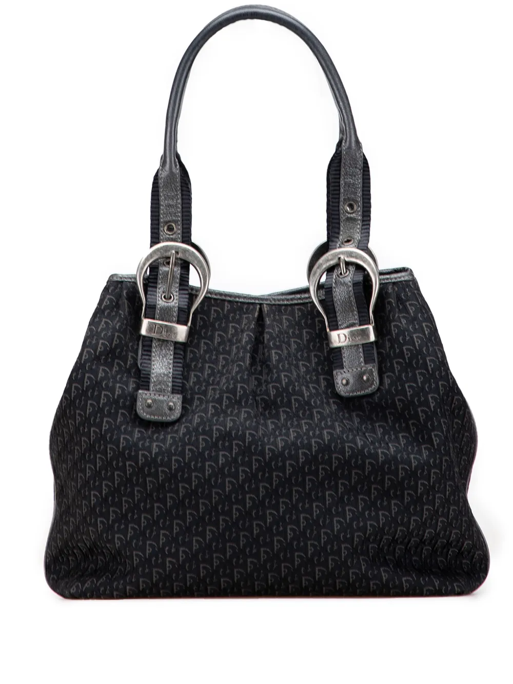 Christian Dior Pre-Owned 2007 ディオリッシモ トロッター キャンバス ハンドバッグ - ブラック Christian Dior Pre-Owned 2007 ディオリッシモ トロッター キャンバス ハンドバッグ - ブラック
