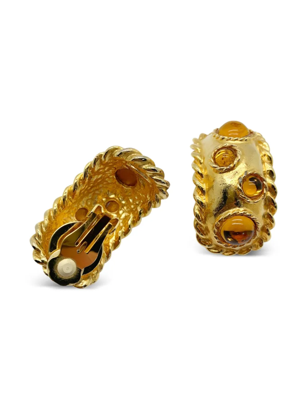 Escada Pre-Owned aretes huggie Cabochon 1980 | Image 2