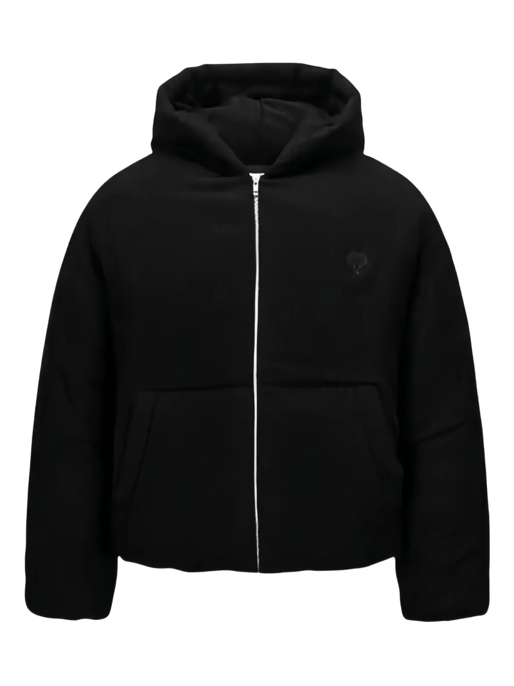 Mordecai Hooded Padded Jacket In Black