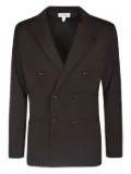 Lardini double-breasted knitted blazer - Brown