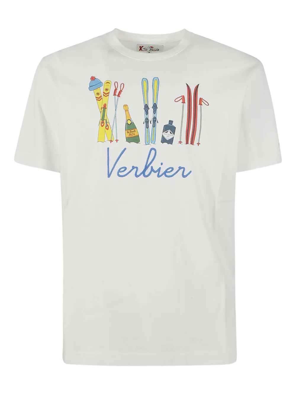 MC2 Saint Barth Verbier ski-print T-shirt Wit