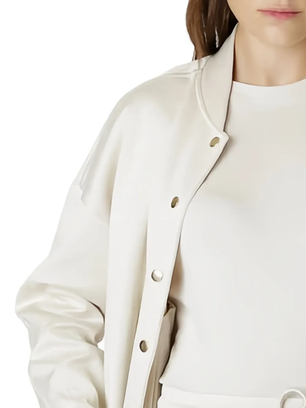 Eleventy Button-fastening Bomber Jacket In Neutral