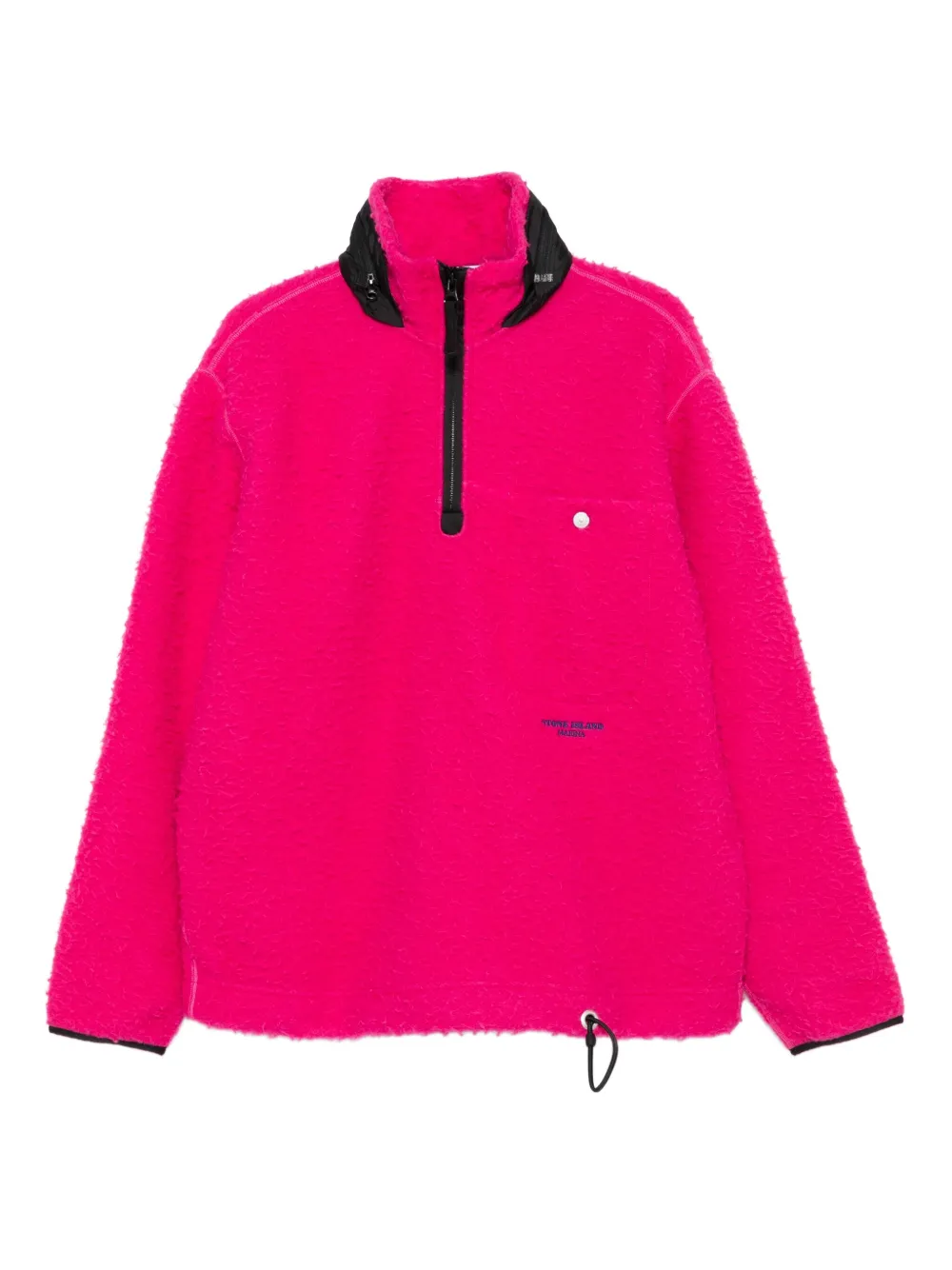 Stone Island half-zip fleece sweatshirt | Pink | Image 1