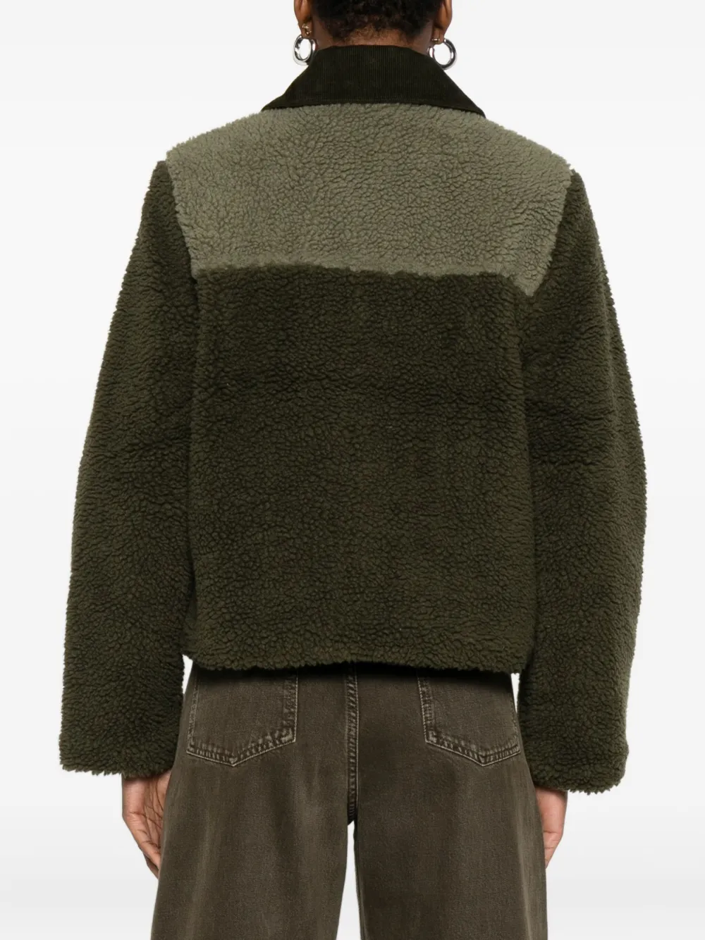 Barbour Teddy-pocket Jacket In Green