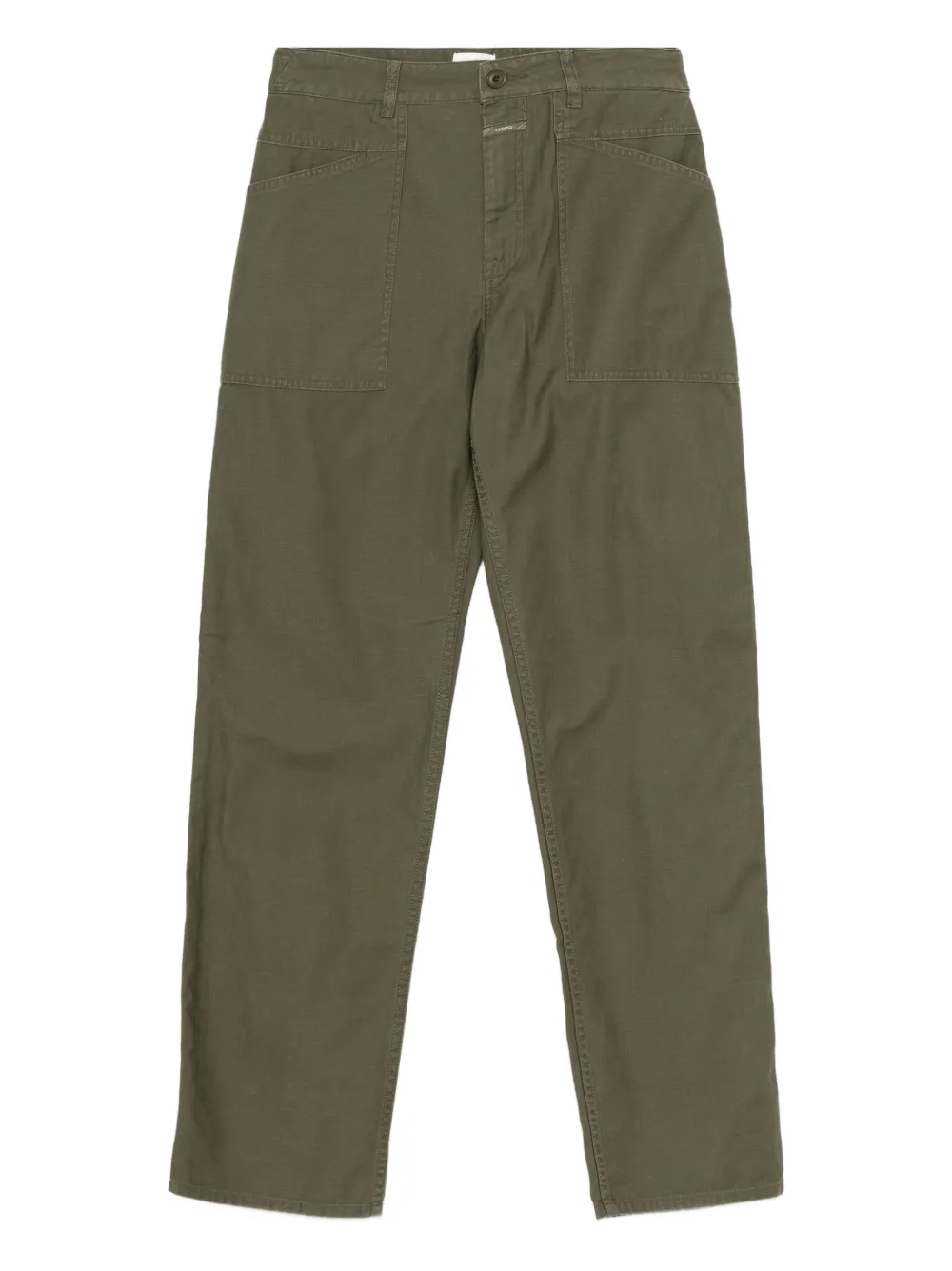 Closed pocket trousers | Green | Image 1