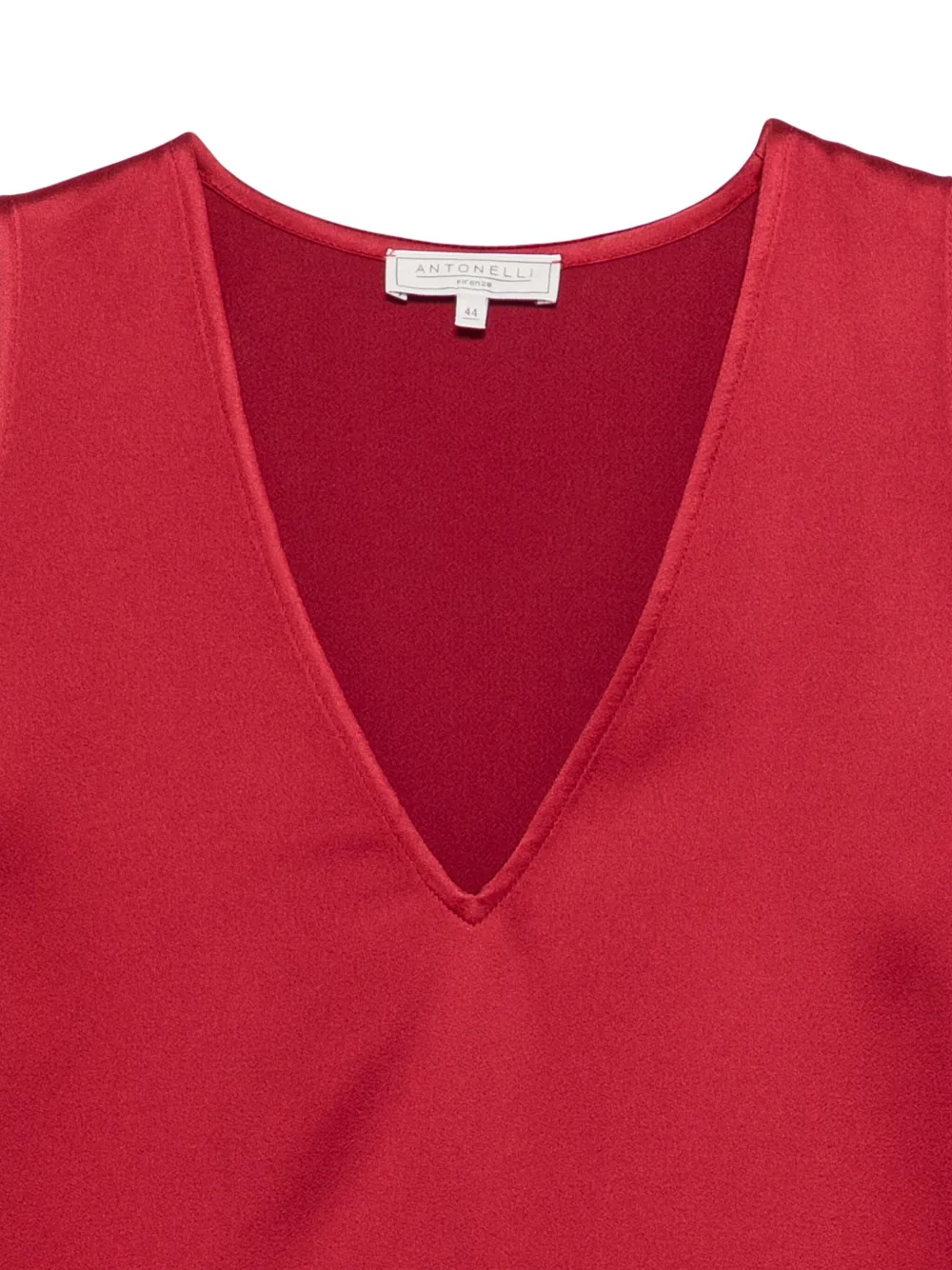 Antonelli Top met V-hals Rood