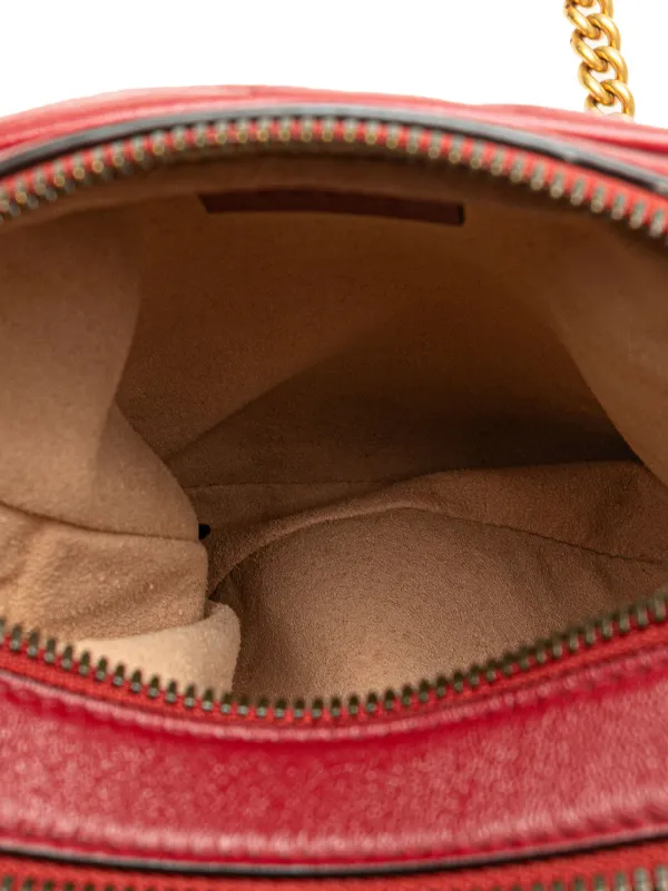 Gucci Pre-Owned 2016-2025 GG Marmont Matelasse Leather Double Zip