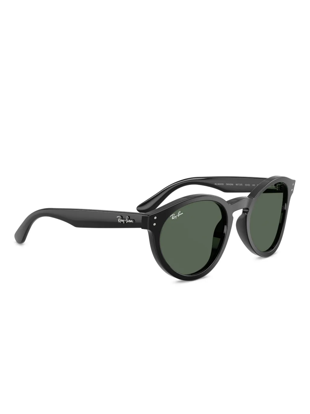 Ray-Ban Zonnebril met rond montuur Zwart