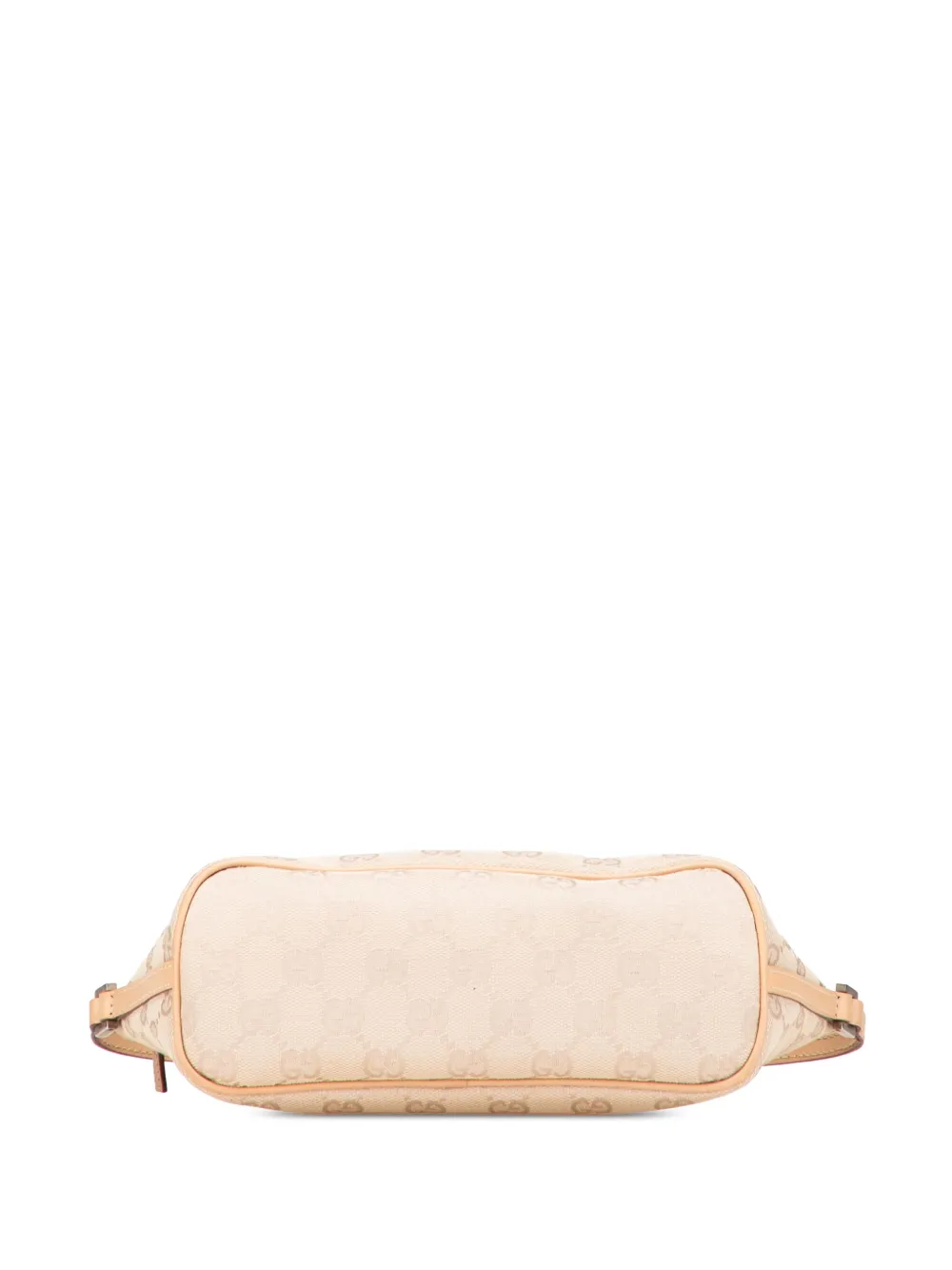 Pre-owned Gucci 2000-2015 Gg Canvas Boat Shoulder Bag In Brown